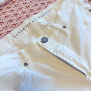Articles of Society white denim size 28
